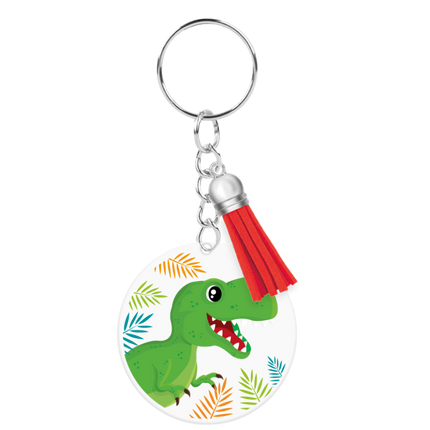 Acryl-Schlüsselanhänger Dino