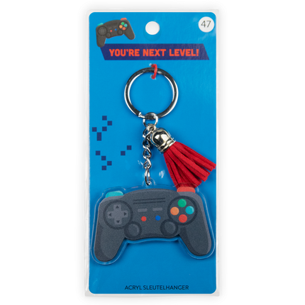 Acryl-Schlüsselanhänger im Game-Controller-Design