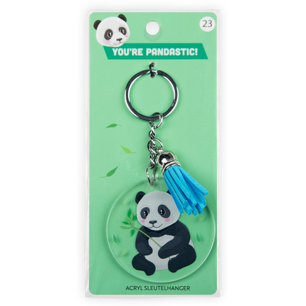 Acryl-Schlüsselanhänger „Panda“
