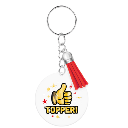 Acryl-Schlüsselanhänger „Topper“