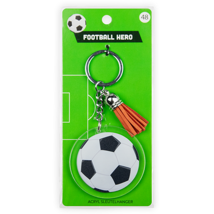 Acryl-Schlüsselanhänger Fußball