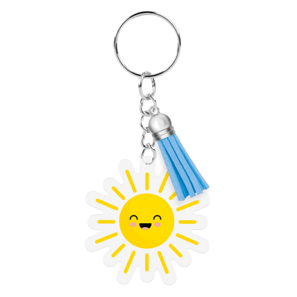 Acryl-Schlüsselanhänger „Sonne“