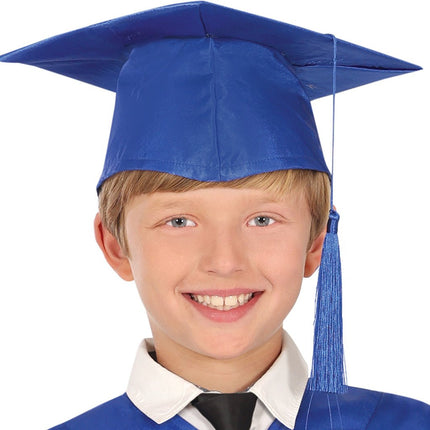 Afstudeer Toga Zwart Rood Kind van Fiestas Guirca koop je bij Partywinkel