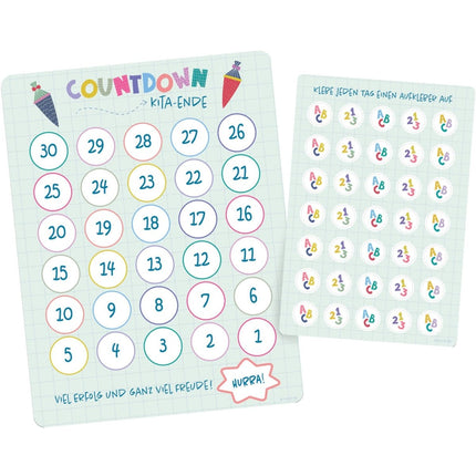 Aftelkalender Schulanfang - 23,5 x 18 cm van Folat koop je bij Partywinkel