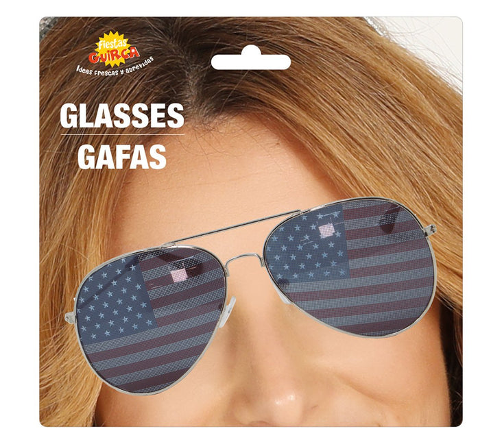 Amerikaanse Bril van Fiestas Guirca koop je bij Partywinkel