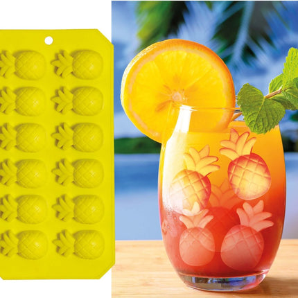 Ananas Ijsblokjesvorm 22cm - Partywinkel - 8434077311707