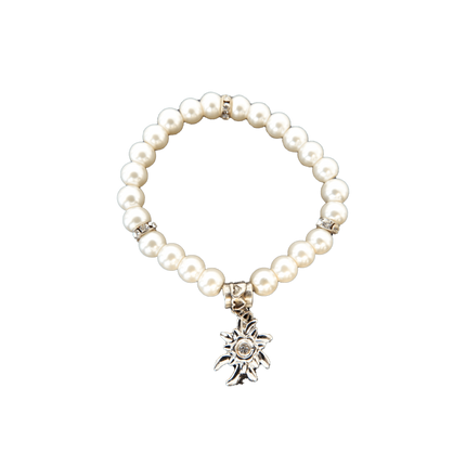 Armband Edelstein weiß