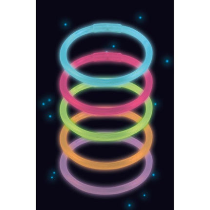Armband Glow In De Dark 20cm 25st van Riethmueller koop je bij Partywinkel