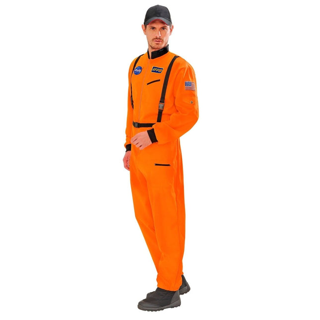 Astronauten Pak Oranje Heren Ruimte van Widmann koop je bij Partywinkel