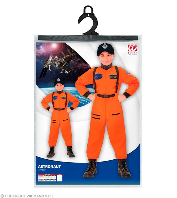 Astronauten Pak Oranje Jongen - Partywinkel - 8003558110162