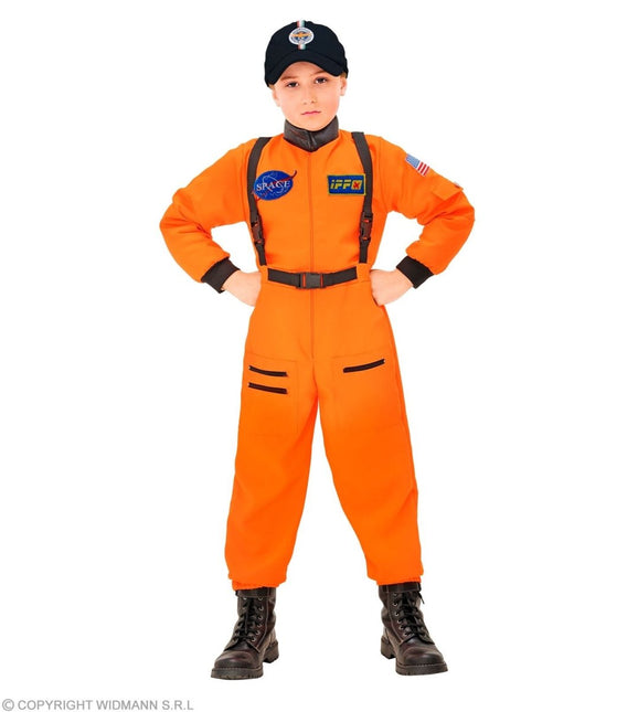 Astronauten Pak Oranje Jongen - Partywinkel - 8003558110162