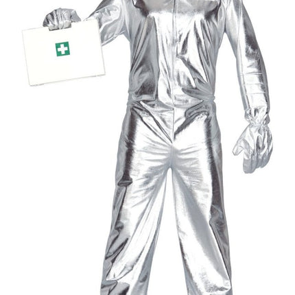 Astronauten Pak Zilver Heren van Fiestas Guirca koop je bij Partywinkel