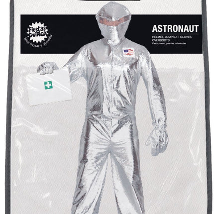 Astronauten Pak Zilver Heren van Fiestas Guirca koop je bij Partywinkel