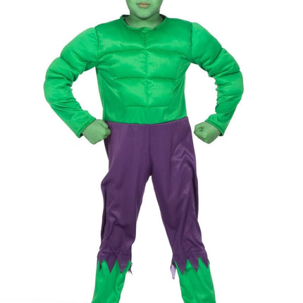 Avengers Kostuum Groen Jongen Monster van Wilbers & Wilbers koop je bij Partywinkel