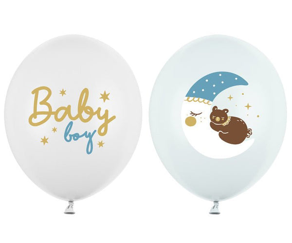 Baby Luftballons Blau 30cm 50Stk
