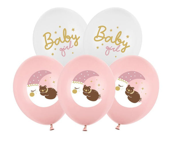 Baby Luftballons Rosa 30cm 6Stück