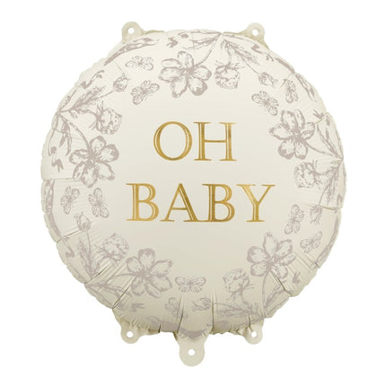 Baby Helium Ballon Leeg 35cm van Partydeco koop je bij Partywinkel