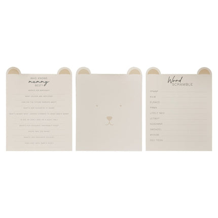 Babyshower Kaartspel Teddy 20st van Ginger Ray koop je bij Partywinkel