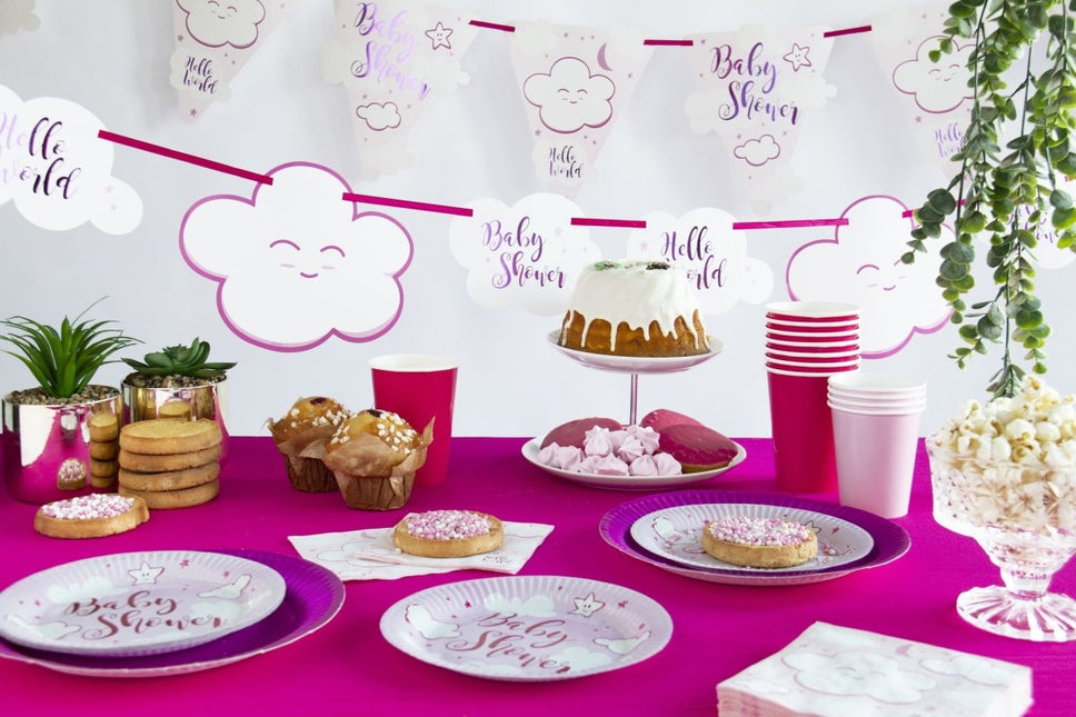 Babyshower Meisje Slingers 4m van Folat koop je bij Partywinkel