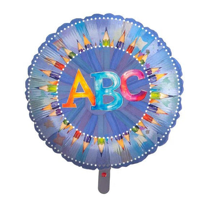 Back To School Helium Ballon Abc Leeg 45cm van VDV Benefit koop je bij Partywinkel