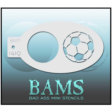 Bad Ass Schmink Sjabloon 1419 van Bad Ass Stencils koop je bij Partywinkel