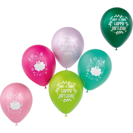 Ballerina Ballonnen Gekleurd 30cm 6st van Folat koop je bij Partywinkel
