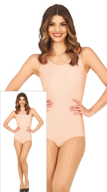 Balletpakje Nude Dames Mouwloos van Fiestas Guirca koop je bij Partywinkel