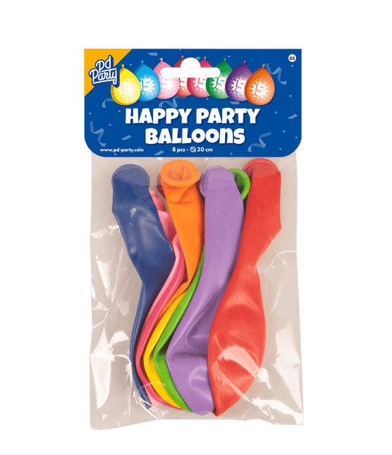 Ballonnen 5 Jaar Hoera 30cm 8st van Paper Dreams koop je bij Partywinkel