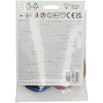 Ballonnen 9 jaarHappy 9th 33cm 6st van Folat koop je bij Partywinkel