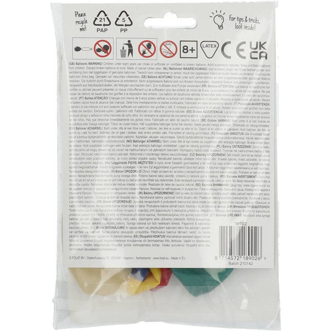 Ballonnen Happy 2Th Bday 33cm 6st van Folat koop je bij Partywinkel