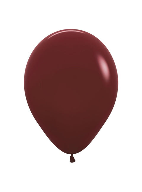 Ballonnen Merlot 23cm 50st van Sempertex koop je bij Partywinkel