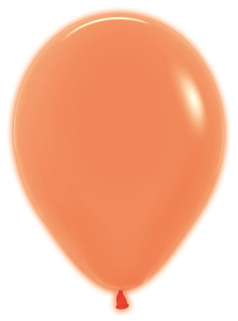 Ballonnen Neon Orange 30cm 50st van Sempertex koop je bij Partywinkel