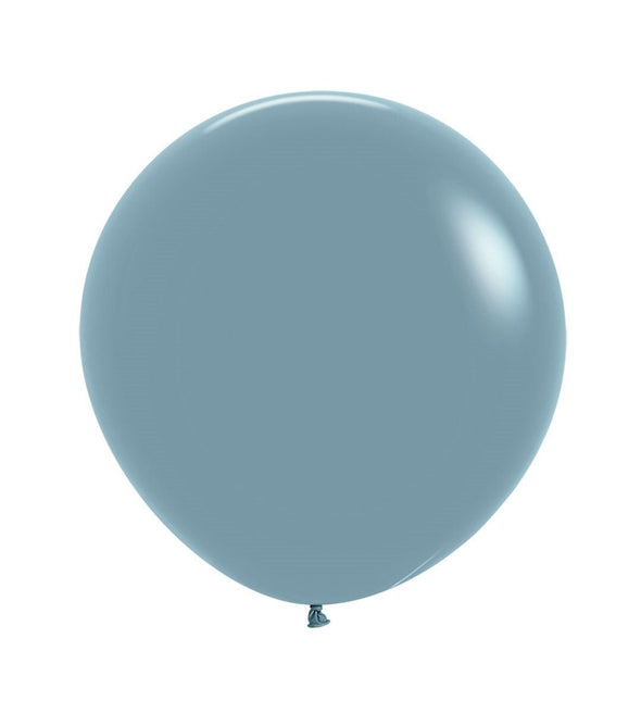 Ballonnen Pastel Dusk Blue 61cm 10st van Sempertex koop je bij Partywinkel