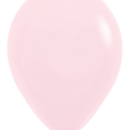 Ballonnen Pastel Matte Pink 30cm 12st van Sempertex koop je bij Partywinkel