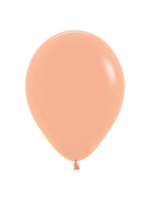 Ballonnen Peach Blush 23cm 50st van Sempertex koop je bij Partywinkel