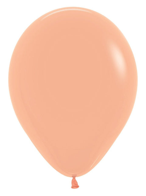 Ballonnen Peach Blush 30cm 50st van Sempertex koop je bij Partywinkel