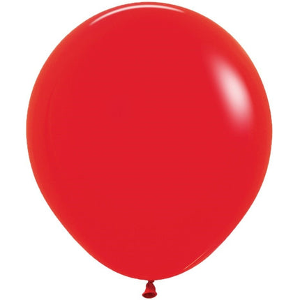 Ballonnen Red 45cm 25st van Sempertex koop je bij Partywinkel