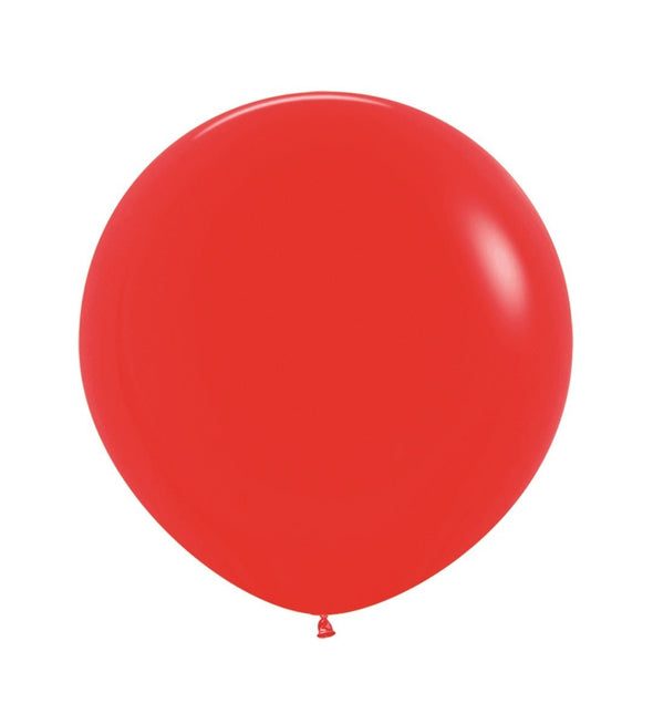 Ballonnen Red 61cm 10st van Sempertex koop je bij Partywinkel