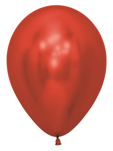 Ballonnen Reflex Red 30cm 50st van Sempertex koop je bij Partywinkel