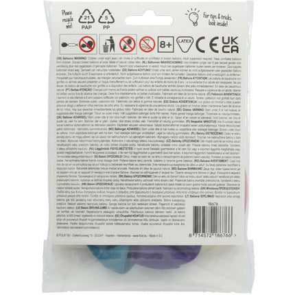 Ballonnen Schrijfbaar Gekleurd 33cm 6st van Folat koop je bij Partywinkel