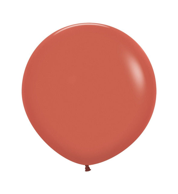 Ballonnen Terracotta 61cm 10st van Sempertex koop je bij Partywinkel