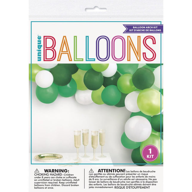 Ballonnenboog Zelf Maken Set Groen 40 delig van Unique koop je bij Partywinkel