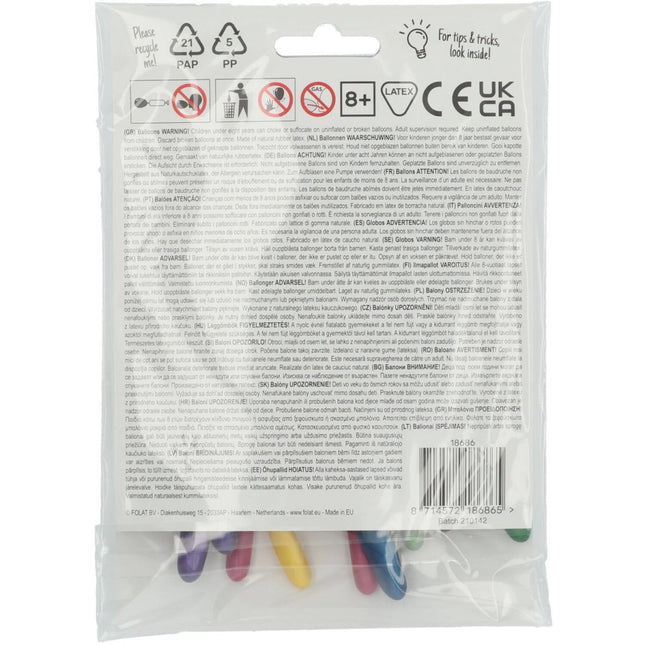 Ballonnenslinger Gekleurd 2m van Folat koop je bij Partywinkel