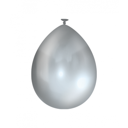 Ballons metallic 50 Stk. - Silber