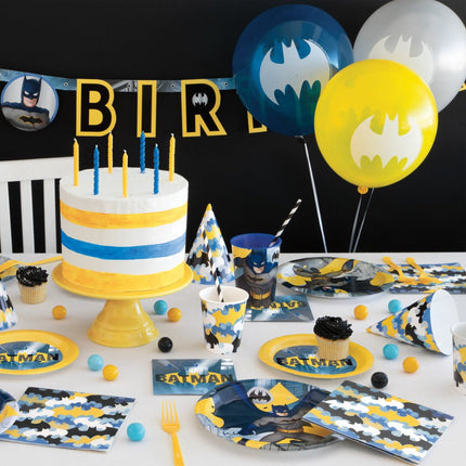 Batman Helium Ballon Rond 45cm leeg van Unique koop je bij Partywinkel