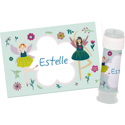 Ballerina Aufkleber Bubble Blower 6pcs