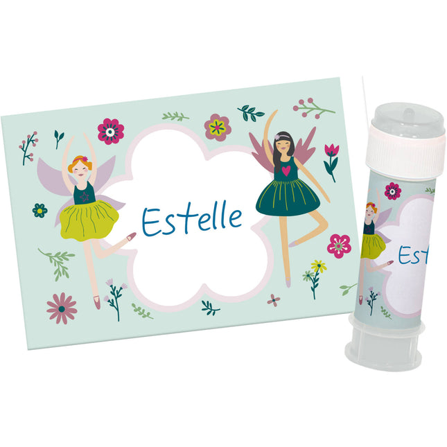 Ballerina Aufkleber Bubble Blower 6pcs