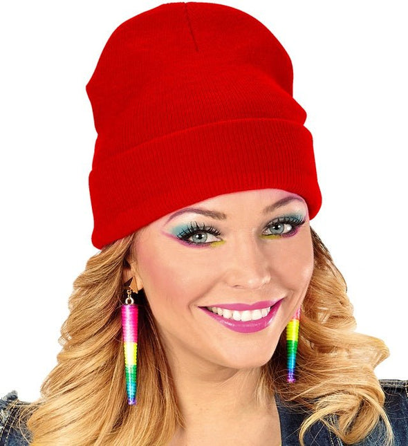 Beanie Rood van Widmann koop je bij Partywinkel