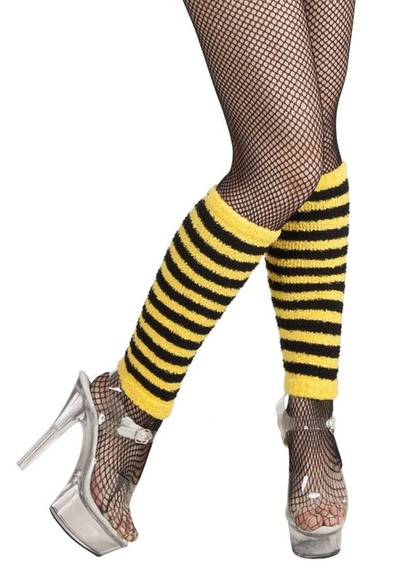 Beenwarmers Geel Zwart van Boland koop je bij Partywinkel