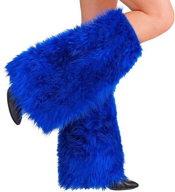 Beenwarmers Pluche Koningsblauw van Widmann koop je bij Partywinkel
